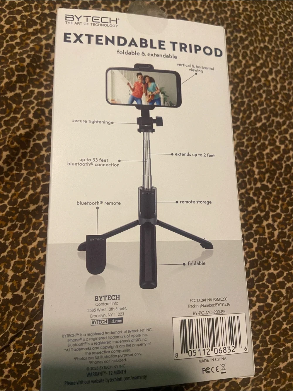 Extendable Tripod in Black